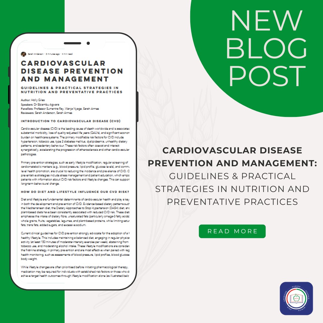 How can nutrition reduce your risk of heart disease?

Discover diet quality scores, practical guidelines &amp; emerging AI tools for #CVD prevention in our latest blog. Expert insights from @NNEdPro team.

📖 Read: tinyurl.com/td7zskyp

#CardiovascularHealth #Nutrition