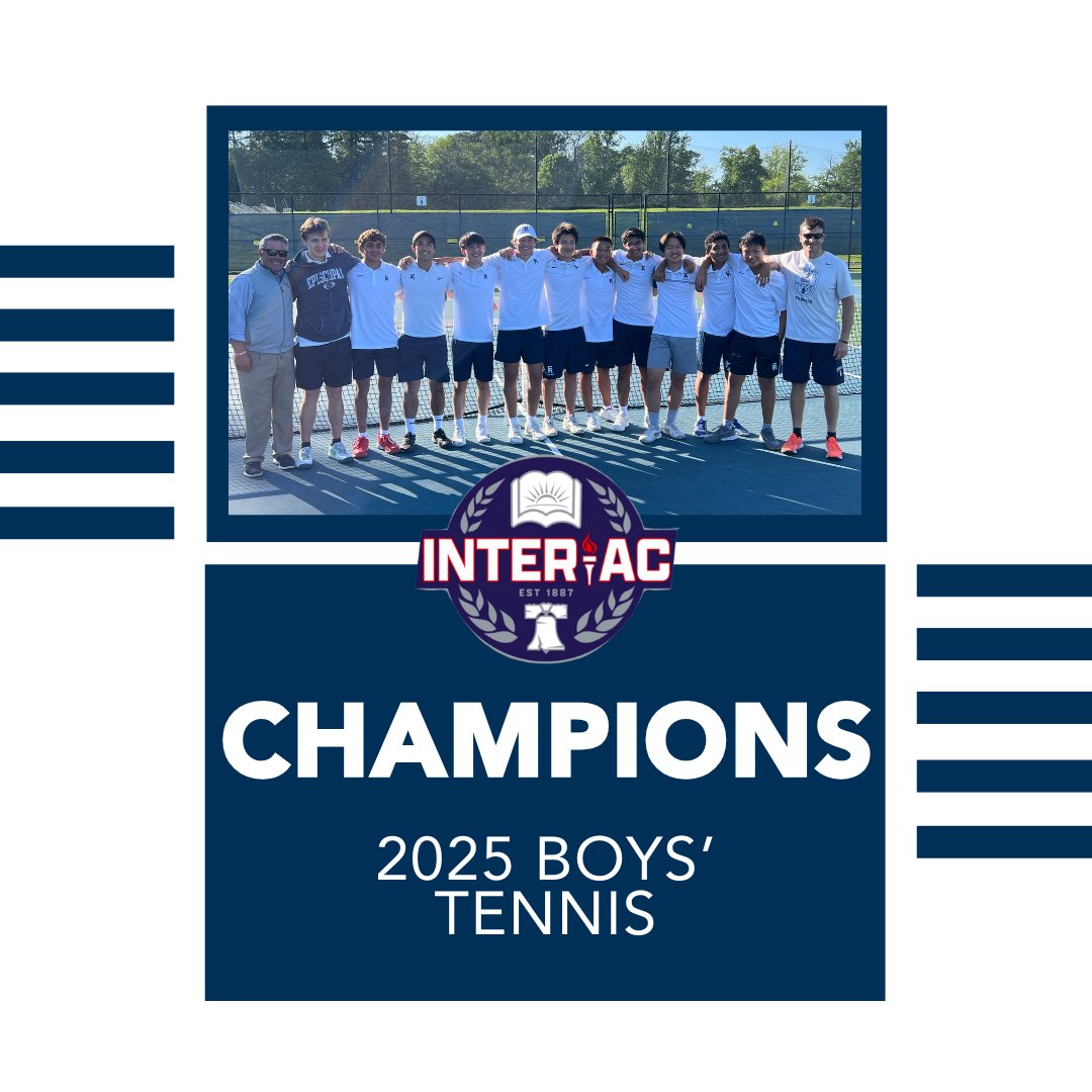 Episcopal Academy (@ea1785) on Twitter photo After numerous rain delays, <a href="/EA1785_tennis/">Episcopal Tennis</a> secured a piece of the Inter-Ac Championship on Monday! The final match of the sEAson was worth the waitāthe win sealed their spot at the top & added another Inter-Ac title to an already dominant spring for <a href="/EA1785_Athletic/">Episcopal Academy Athletics</a> (7 in all)! After numerous rain delays, <a href="/EA1785_tennis/">Episcopal Tennis</a> secured a piece of the Inter-Ac Championship on Monday! The final match of the sEAson was worth the waitāthe win sealed their spot at the top & added another Inter-Ac title to an already dominant spring for <a href="/EA1785_Athletic/">Episcopal Academy Athletics</a> (7 in all)!