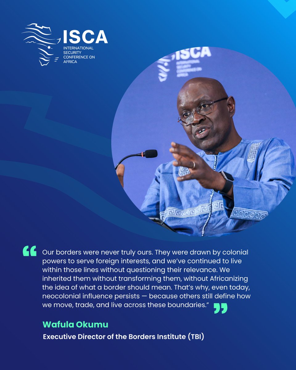 Wafula Okumu, on the crisis of African borders and inherited sovereignty

#ISCA2025