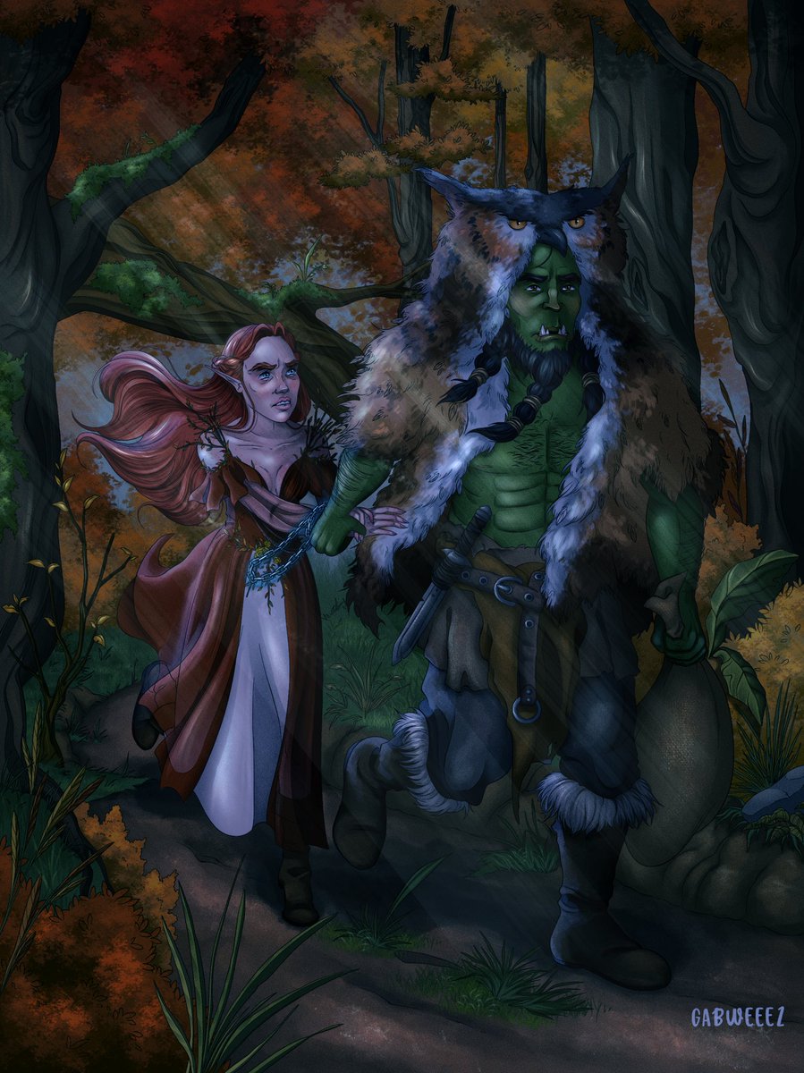 childsdrawing's tweet photo. Beneath the veil of night, Ugtan the half-orc and Noriel the elf flee into the unknown, bound by a shared breath of uncertainty. Two souls from different worlds, writing their fate under the stars ๐โจ
#Illustration #Elf #ugtan #noriel #oc #comics #characterdesign #procreate #art https://t.co/MxMeXyJzBV