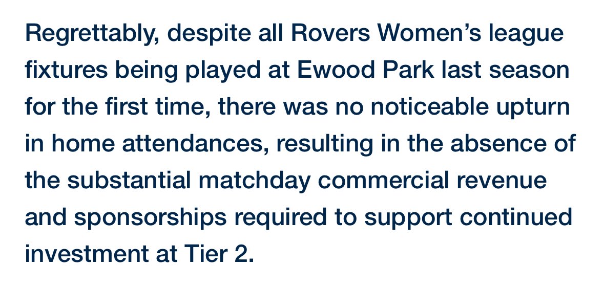 It doesn’t just happen just because you put it in a big stadium… you need to put in the resources, budget and staff to market the game and build an audience and fan base! 🫠