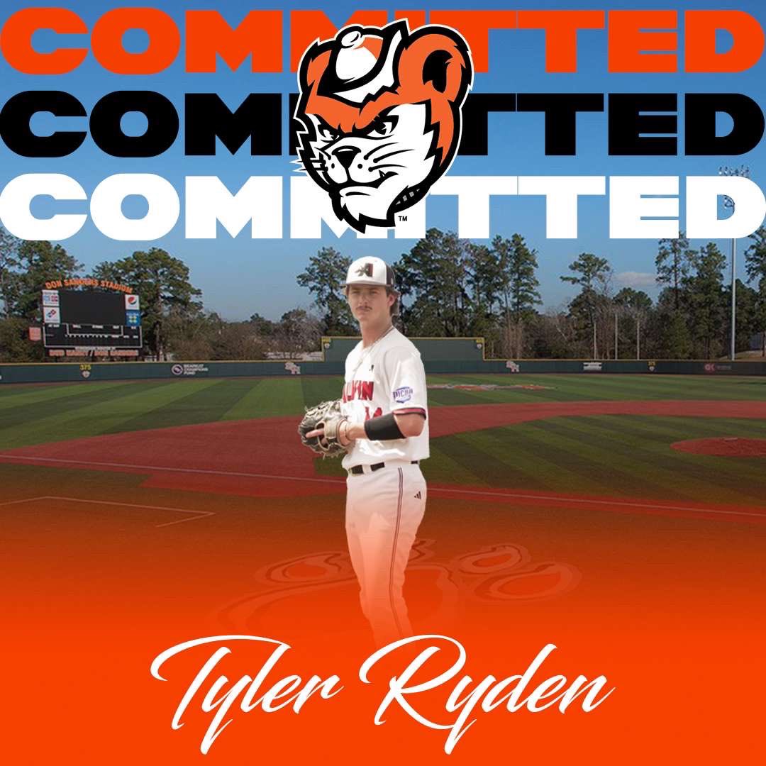 Tyler Ryden (@tyler_ryden05) on Twitter photo I am blessed to announce that I will be continuing my academic and athletic career at Sam Houston State University. Thank you to everyone who supported me on my journey, ready for the next chapter! #EatEmUpKats <a href="/blackjackbsb/">Coach Chris</a> <a href="/jake_carlson16/">Jake Carlson</a> <a href="/Coach_OReed/">Oscar Reed</a> <a href="/Coachschreib/">Jason Schreiber</a> I am blessed to announce that I will be continuing my academic and athletic career at Sam Houston State University. Thank you to everyone who supported me on my journey, ready for the next chapter! #EatEmUpKats <a href="/blackjackbsb/">Coach Chris</a> <a href="/jake_carlson16/">Jake Carlson</a> <a href="/Coach_OReed/">Oscar Reed</a> <a href="/Coachschreib/">Jason Schreiber</a>