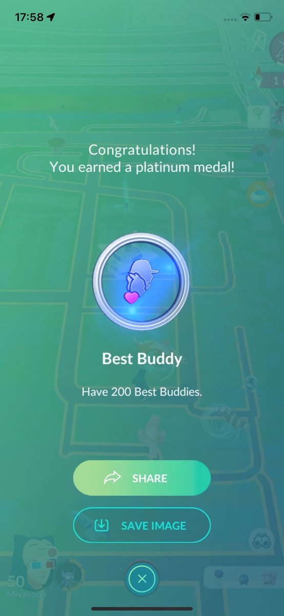 Finally got my platinum buddy medal 😍😍😍