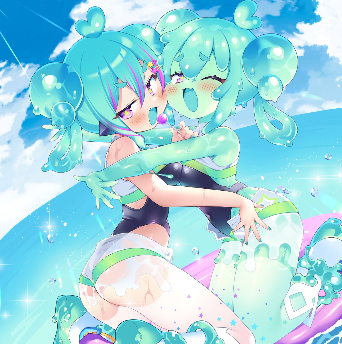 PiaPiUFO's tweet photo. Double Trouble 💚 https://t.co/tdGl6JoeiX