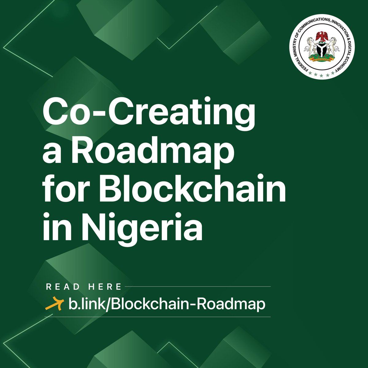 Dr. 'Bosun Tijani (@bosuntijani) on Twitter photo The <a href="/FMCIDENigeria/">Fed. Min. of Comms, Innovation & Digital Economy</a> has released a Whitepaper detailing our efforts to develop a holistic National Blockchain Policy. This Policy aims to provide a structured, inclusive, and forward-looking framework for Blockchain adoption in Nigeria.
The inclusive approach ensures that The <a href="/FMCIDENigeria/">Fed. Min. of Comms, Innovation & Digital Economy</a> has released a Whitepaper detailing our efforts to develop a holistic National Blockchain Policy. This Policy aims to provide a structured, inclusive, and forward-looking framework for Blockchain adoption in Nigeria.
The inclusive approach ensures that