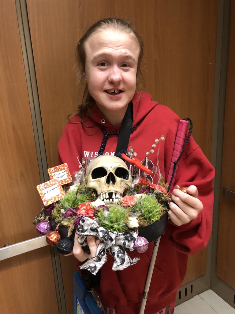 John Marshall High School (@jmhsrockets) on Twitter photo Elizabeth’s final flowers project that she did in Floral Design class. She is so proud of it. She picked Halloween theme & her favorite part are the little signs. Great job Elizabeth! Elizabeth’s final flowers project that she did in Floral Design class. She is so proud of it. She picked Halloween theme & her favorite part are the little signs. Great job Elizabeth!