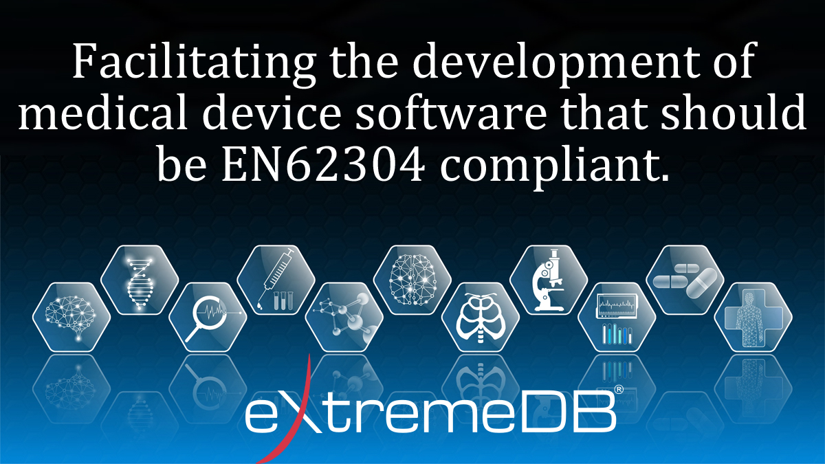 McObject's tweet image. #eXtremeDB #DBMS facilitates the dev of #medicalsoftware that's #EN62304 compliant
•Encryption support for data at rest/in transit
•CRC32 detects unauthorized tampering with the DB
•Platform independent #interoperability
•99.999% HA
•Type-safe API
t.ly/kvoJK