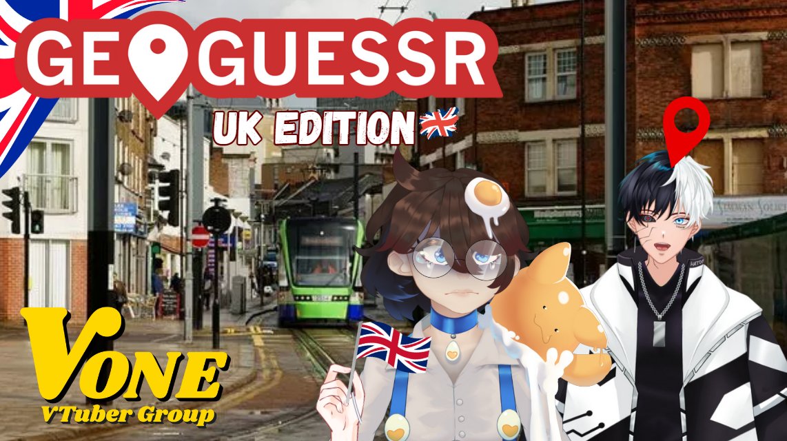 Peeebie's tweet image. 🔴LIVE NOW!
The long awaited reunion of the Brits of V-One is here!🇬🇧
Join @HatoIshiokaVT and I on Geogessur! (UK Edition!)
twitch.tv/peeebie
#VTuber #Vone #IndieVtuber