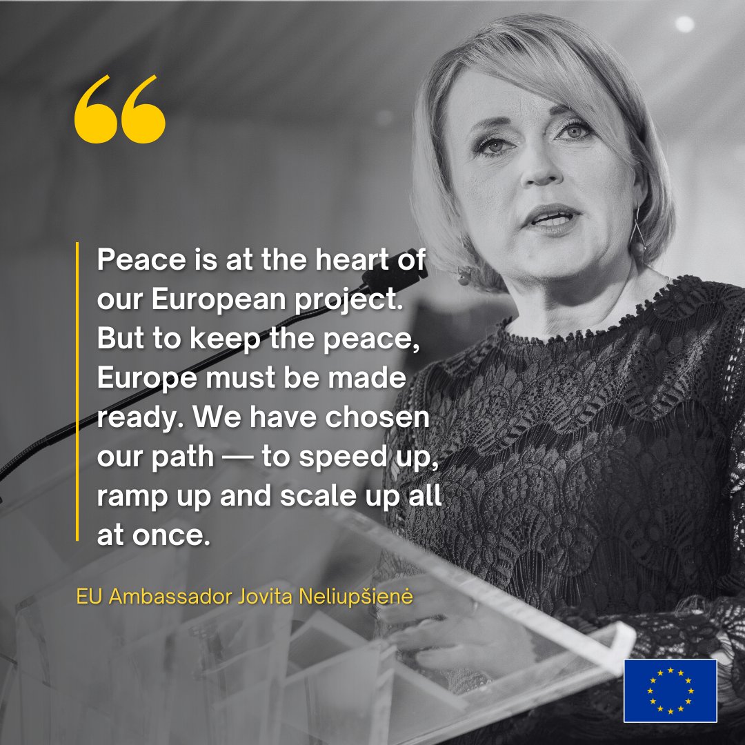 European Union in the U.S. (@euintheus) on Twitter photo 📰 In an op-ed for <a href="/MilitaryTimes/">Military Times</a>/<a href="/defense_news/">Defense News</a>, <a href="/EUAmbUS/">Jovita Neliupšienė</a> explains the EU's renewed commitment to investing in defense and lays out the historic, nearly one-trillion dollar plan (#Readiness2030) to buy new weapons and technological equipment.
Read: bit.ly/4k3FFGR 📰 In an op-ed for <a href="/MilitaryTimes/">Military Times</a>/<a href="/defense_news/">Defense News</a>, <a href="/EUAmbUS/">Jovita Neliupšienė</a> explains the EU's renewed commitment to investing in defense and lays out the historic, nearly one-trillion dollar plan (#Readiness2030) to buy new weapons and technological equipment.
Read: bit.ly/4k3FFGR