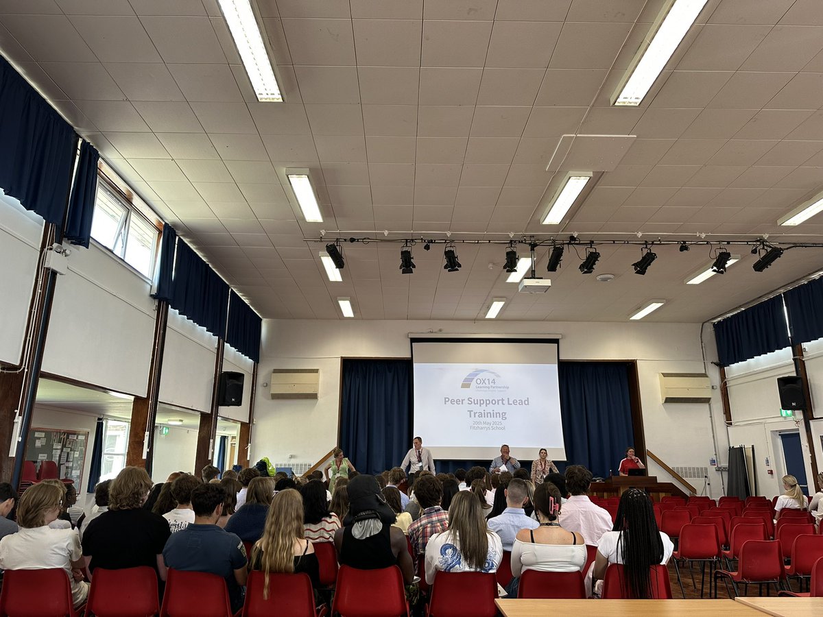 OX14 Learning Partnership (@ox14_lp) on Twitter photo Over 90 amazing new PSLs gathered for their first training session <a href="/Fitzharrys/">Fitzharrys School</a> today. A wonderful opportunity for them to learn more about the peer support role and get to know each other. Thank you to everyone involved. #challengeinspiresupport Over 90 amazing new PSLs gathered for their first training session <a href="/Fitzharrys/">Fitzharrys School</a> today. A wonderful opportunity for them to learn more about the peer support role and get to know each other. Thank you to everyone involved. #challengeinspiresupport