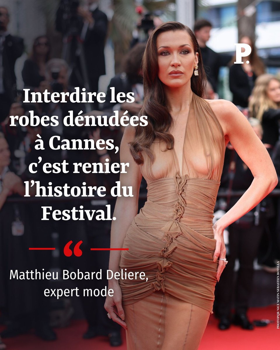 LePoint's tweet photo. L’expert mode Matthieu Bobard Deliere (@MDeliere), spécialiste ès tapis rouges, s’insurge contre les nouvelles règles vestimentaires sur la montée des marches du Festival de Cannes, qu’il juge rétrogrades.

➡️ https://t.co/EdmALaXOPP
Par @mathildegardin https://t.co/h2G6rXRO52