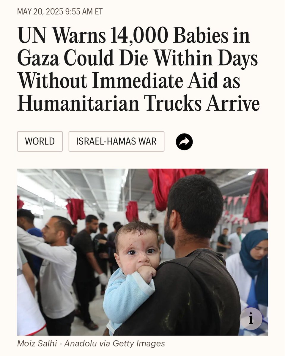 14,000 babies

that is more than ten october 7ths of just infants

what the fuck are we doing