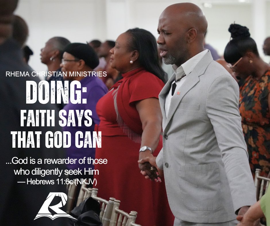 rhemacanada's tweet image. ♰ FAITH MAKES GOD PLEASED
Doing – Faith Says That God CAN

"...God is a rewarder of those who diligently seek Him" Hebrews 11:6c (NKJV)

#Doing #FaithSaysThatGodCan #RhemaChristianMinistries