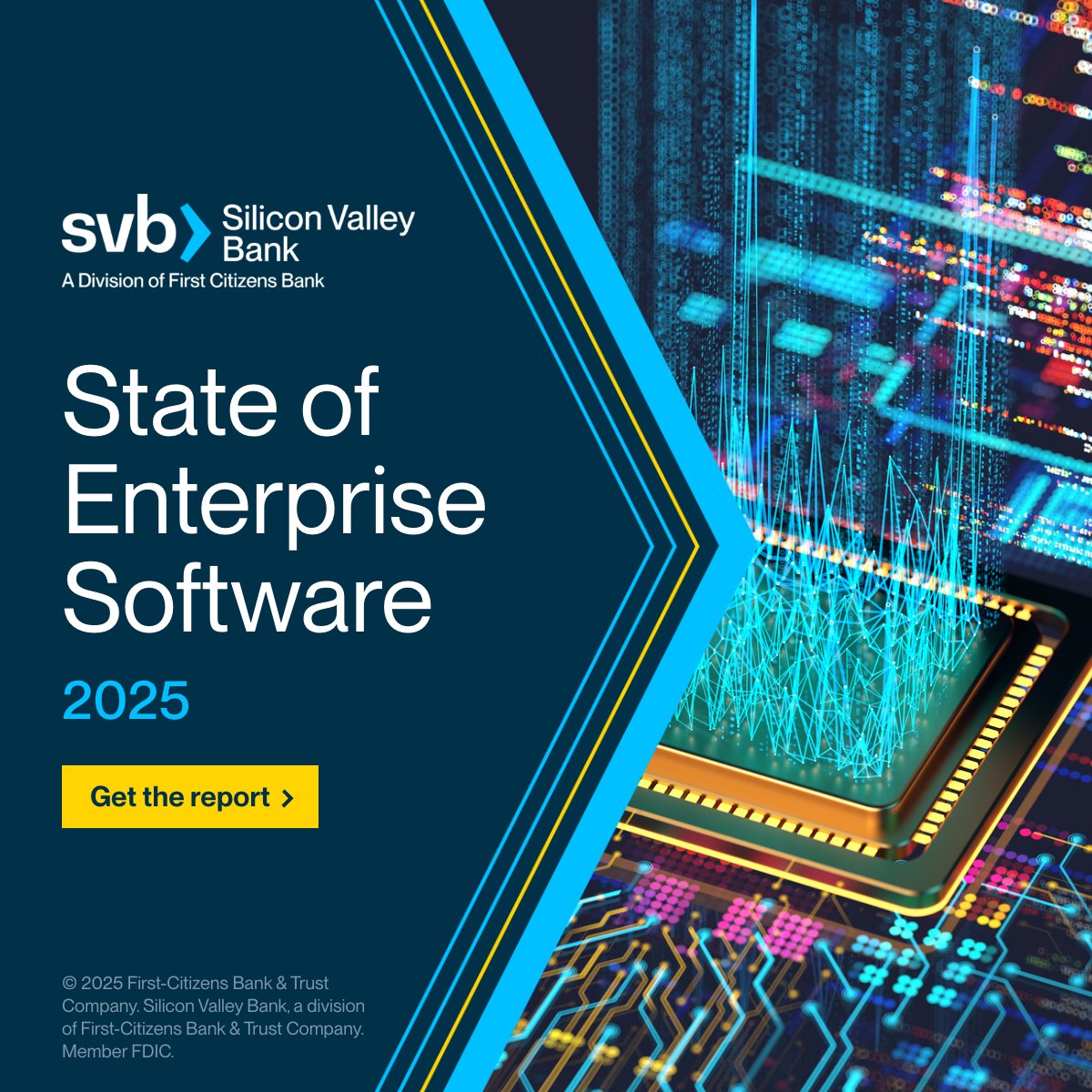 Our 2025 State of Enterprise Software report is now available! 

Key takeaways:

- 43% YoY growth in US VC investment 

- 1 in 6 enterprise software deals involve AI/ML 

- 40% of all US unicorns are enterprise software co’s 

Full report: bit.svb.com/4mqdVxA