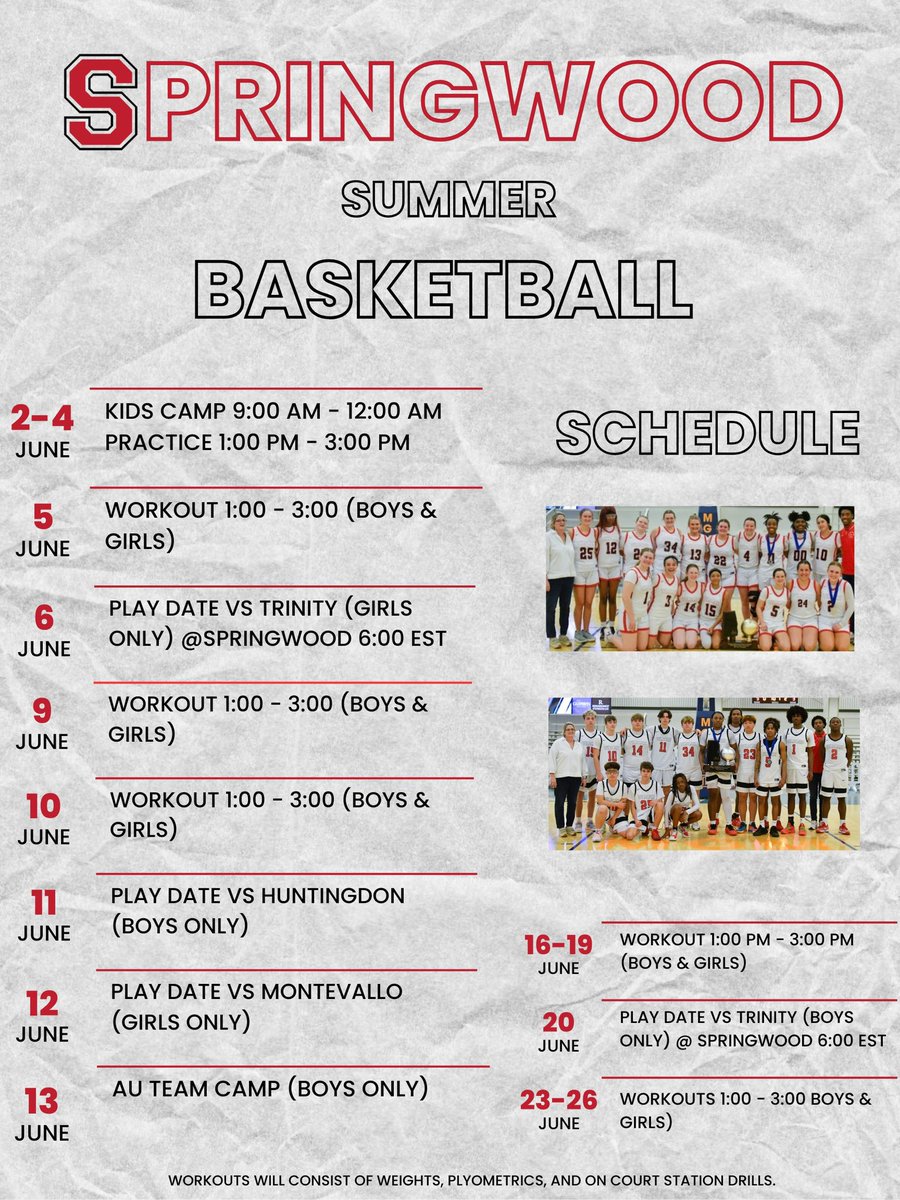 springwoodschoolbasketball (@springwoodscho4) on Twitter photo June schedule! Time to work! <a href="/2n1per/">Calvin Crabb III</a> <a href="/lisasampsonddi/">Lisa Sampson</a> <a href="/ToriZP11/">Tori Patillo</a> <a href="/thekorikey/">Kori Key</a> <a href="/clarencemoore_0/">Clarence “cmo” Moore</a> <a href="/TuckerSides26/">Tucker Sides</a> June schedule! Time to work! <a href="/2n1per/">Calvin Crabb III</a> <a href="/lisasampsonddi/">Lisa Sampson</a> <a href="/ToriZP11/">Tori Patillo</a> <a href="/thekorikey/">Kori Key</a> <a href="/clarencemoore_0/">Clarence “cmo” Moore</a> <a href="/TuckerSides26/">Tucker Sides</a>