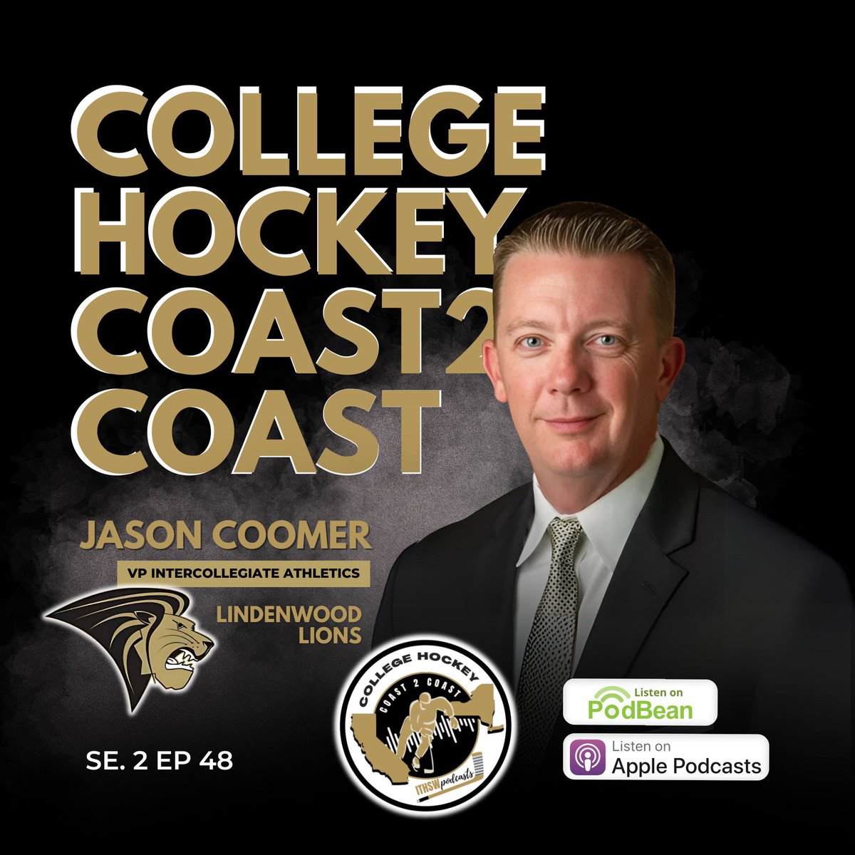 🌵🏒Teri Strande🌵🏒 (@ithockeyswtwo) on Twitter photo College Hockey Coast 2 Coast Se 2 Ep 48 May 19, 2025
We talk <a href="/LULionsHockey/">Lindenwood Hockey</a> with Vice President of Athletics <a href="/CoomerJason/">Jason Coomer</a> ! Plus we update portal news! #ITHSWpodcasts #CollegeHockeyCoast2Coast
podbean.com/ew/pb-5xua8-18… College Hockey Coast 2 Coast Se 2 Ep 48 May 19, 2025
We talk <a href="/LULionsHockey/">Lindenwood Hockey</a> with Vice President of Athletics <a href="/CoomerJason/">Jason Coomer</a> ! Plus we update portal news! #ITHSWpodcasts #CollegeHockeyCoast2Coast
podbean.com/ew/pb-5xua8-18…