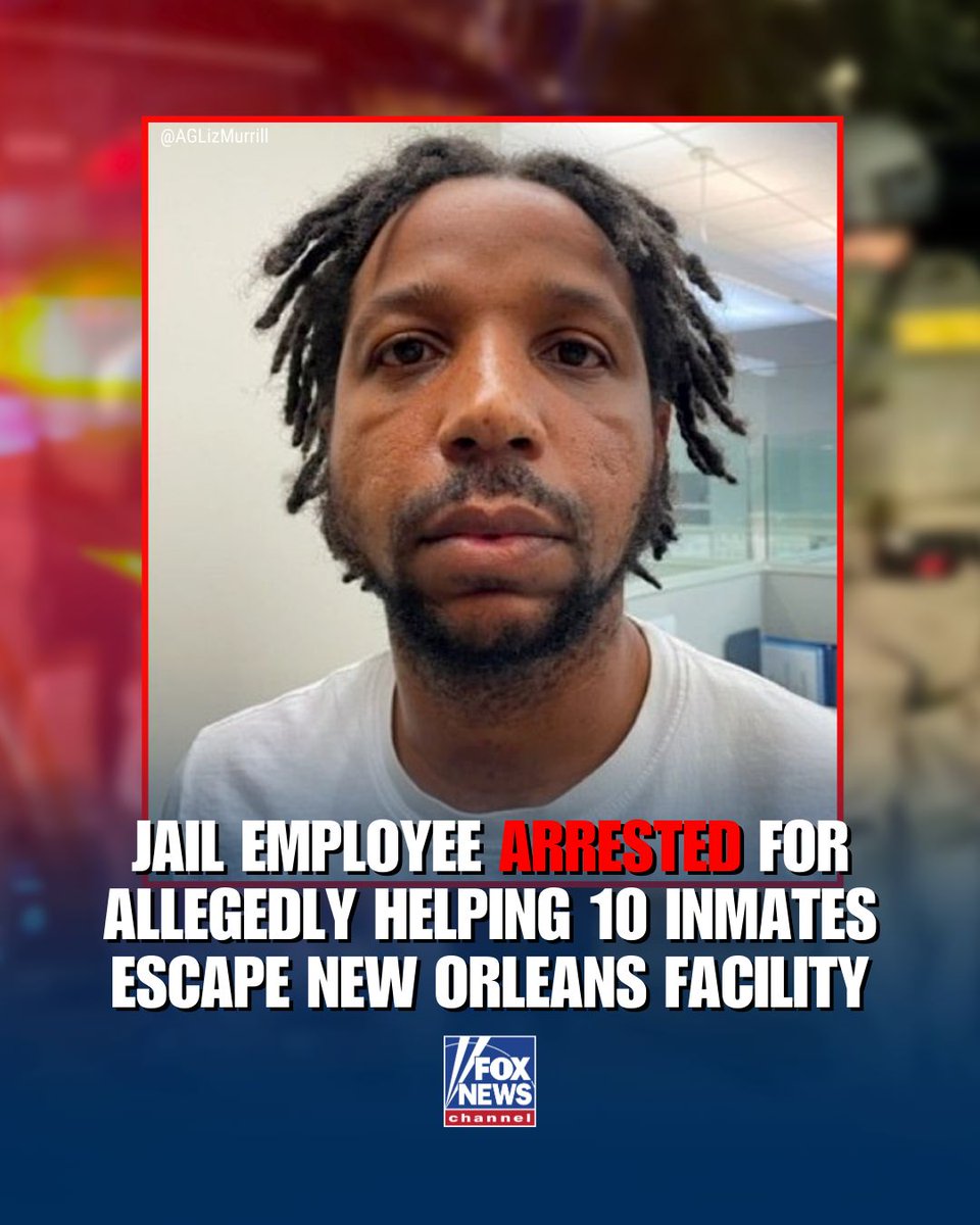 A now-former New Orleans jail maintenance worker has been arrested and charged after allegedly providing a crucial piece of information that helped facilitate 10 inmates’ brazen escape.