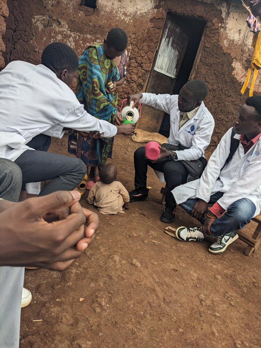 COSAR members in Huye visited 2 families in Tumba, Cyimana Cell (Ubumwe Village) to understand the causes of severe malnutrition. We found lack of knowledge on balanced diet &amp; hygiene. We raised awareness on proper meal prep &amp; sanitation.
<a href="/RBCRwanda/">Rwanda Biomedical Centre</a> 
<a href="/RwandaHealth/">Ministry of Health | Rwanda</a> 
<a href="/HuyeDistrict/">Huye District</a>