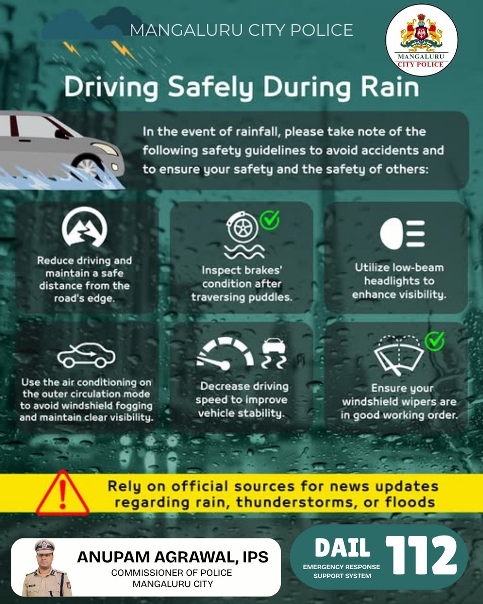 To drive safely in the rain, reduce your speed, increase the distance between the vehicle, and turn on low beam headlight. Make sure your tires, windshield wipers, and brakes are in good condition, and avoid sudden turns or rapid acceleration.
#Safedrive #Staylive