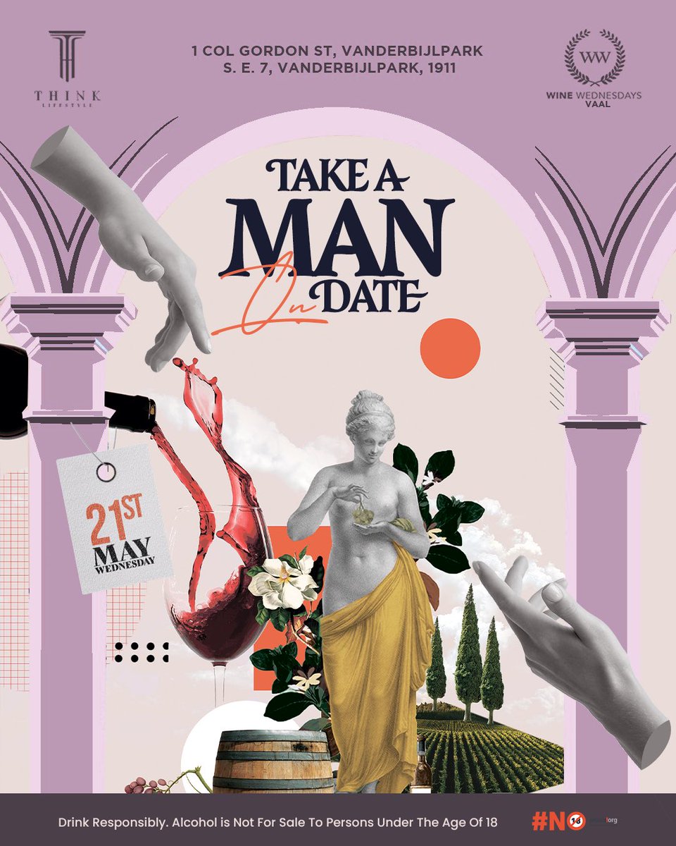 Men Need Love Too ♥️

Here’s a challenge for you: Take a Man Out on a Date This Wednesday!

Enjoy our Wine Wednesdays Specials while you’re at it. 🍷

Bookings are essential!

N.B. If you can’t bring a man, it’s okay, bring your bestie! But honestly, try and do better.