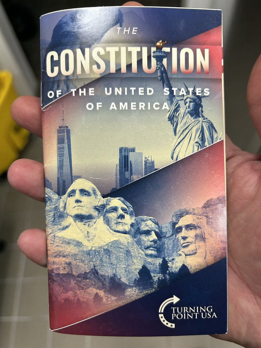 pnee19's tweet photo. @charliekirk11 I got my hands on one!! You’ll never believe where it was. At my church here in NC. I figured I could use a brush up on my knowledge since I fought for it 🤣🤣🤣 https://t.co/MWMhdoYcVP