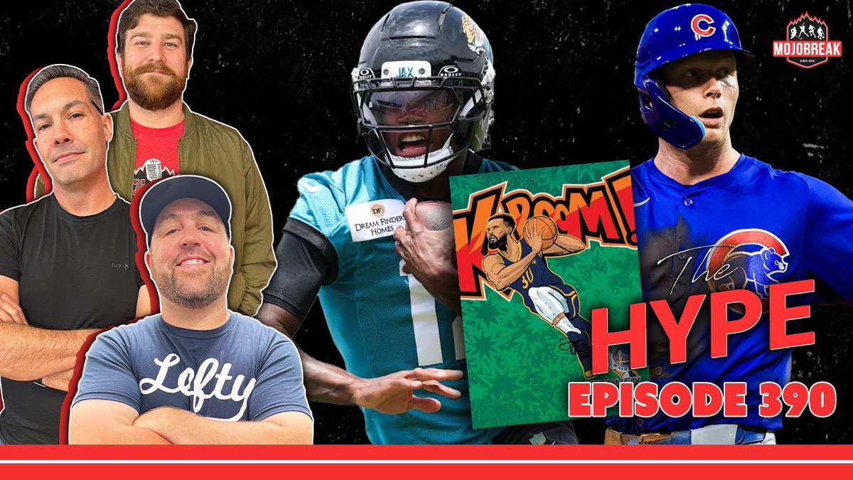 Catch the latest episode of The Hype available wherever you get podcasts! The guys talk about Kabooms, the NBA &amp; NHL playoffs and recap an amazing Topps Transcendent party!

Watch &amp; subscribe here: youtu.be/oO8XxfBcULE?si…