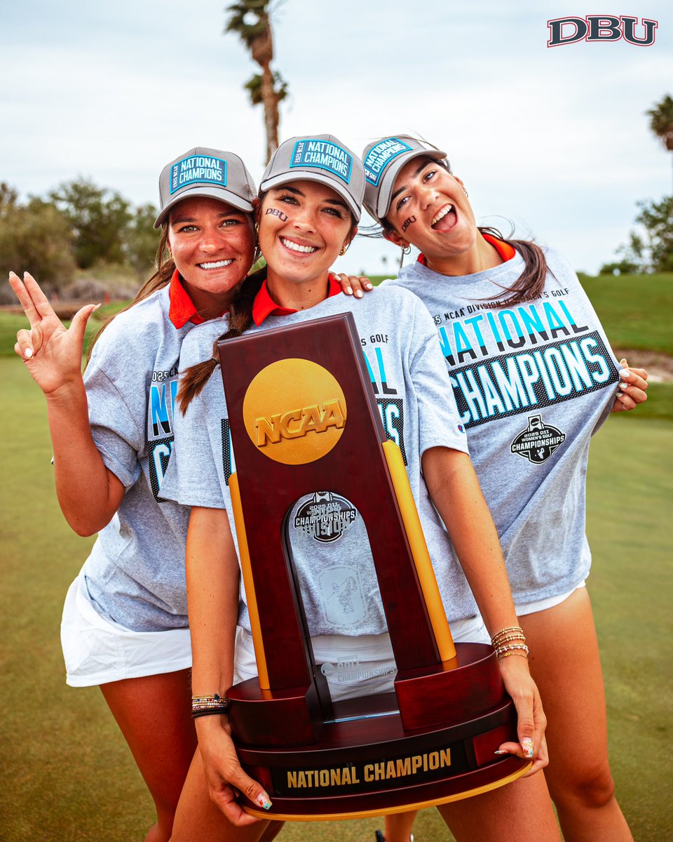 DBUAthletics's tweet image. Another post for our national champions because we’re still not over it 🎉🏆
