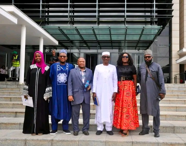 𝗔𝗛𝗕𝗡: Dr. <a href="/AminuMagashiG/">Aminu Magashi Garba</a> , Hon. Muhammad Usman, Miss Amina Haladu and Sadiq Sani Malami.

During the visit, the ZDLH team expressed appreciation to Senator Monguno for granting the audience and provided an overview of the ZDLH project, highlighting key challenges.
