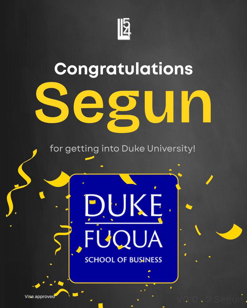 mbalead54's tweet photo. One of our own got his visa approved
Congratulations Mr Segun 
That's back-to-back wins for our community and this is just the beginning! 

FUQUA should be ready to have our people.We're on fire! 🔥 Let's keep the momentum going!

This is Duke oo, no be duduke🥳💃 https://t.co/aVH7hArIRa