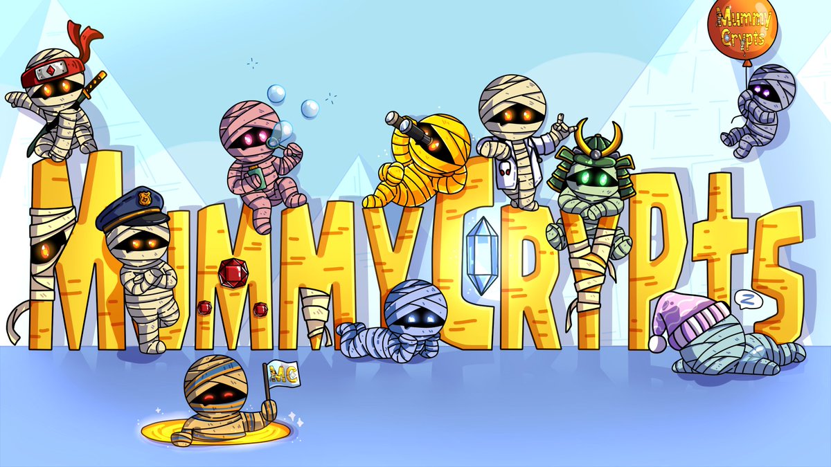 Mummy Crypts is a place for everyone!
If you love #NFTs - then let's build together. 💛

Find your way in discord.gg/hYG5jpxUqB