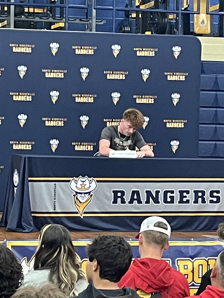 Signing Day from Ranger Athletics! Congrats to <a href="/Csteinmetz6/">Charlie Steinmetz</a> and <a href="/AustinDeShazo_/">Austin DeShazo</a> on their choices to play football and attend JCU next year!