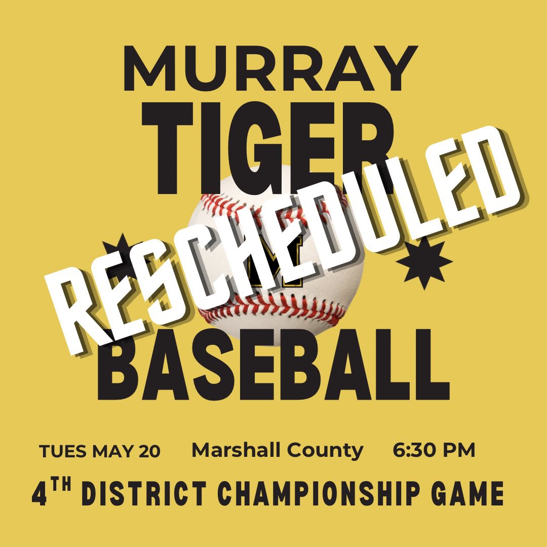 Rescheduled for Tomorrow, May 21  - 6:30 at Marshall County