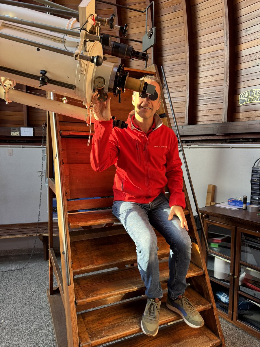 Today we stepped into astronomy history!

We had the pleasure of visiting the Sternwarte Aachen, a historic observatory in western Germany that continues to inspire generations of sky lovers! 

Danke, Aachen, for preserving such an incredible window to the Universe!