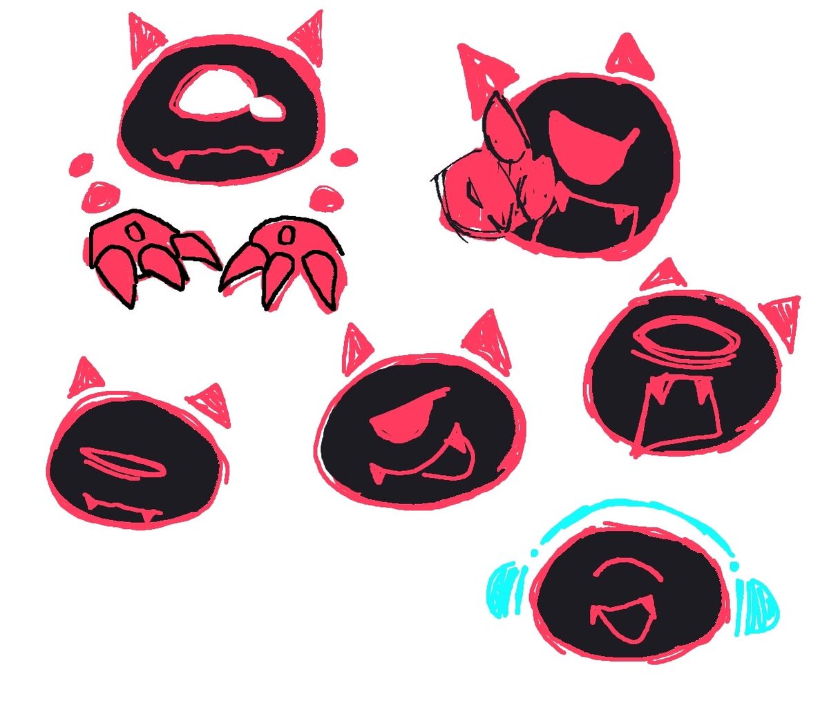 Tinytsukiyomi's tweet photo. More doodles #jsab #jsabboss #bossjsab #blixer #JustShapesAndBeats #animation #ibispaint #ibispaintx #doodle #tuxpaint https://t.co/DR2isc56Ni