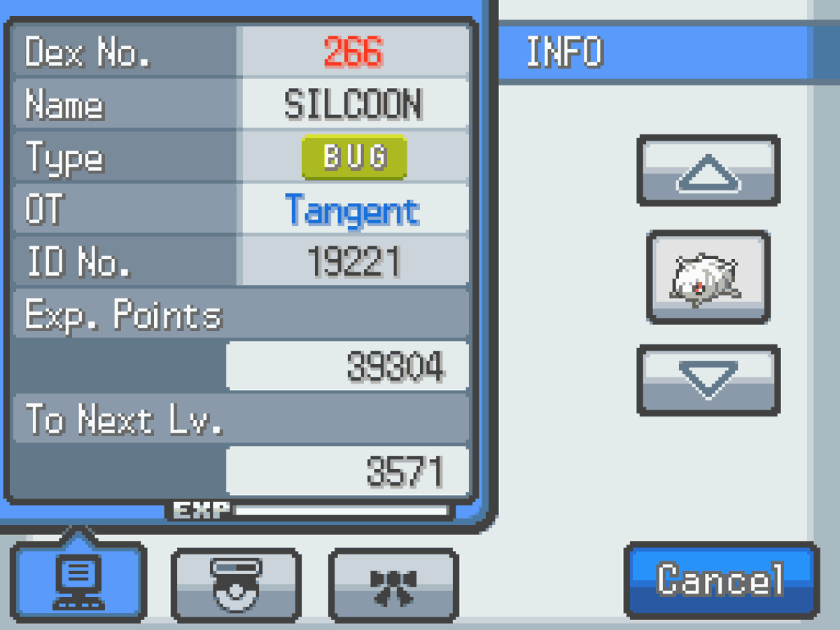 A full odds shiny Silcoon I found during the Thursday Bug Catching Contest on Pokemon HeartGold, taking 21081 random encounters. This shiny pokemon was encountered on the 28-Apr-2025.

#ShinyPokemon #ShinyHunting #Pokemon #Shiny #FullOdds #HeartGold #SoulSilver