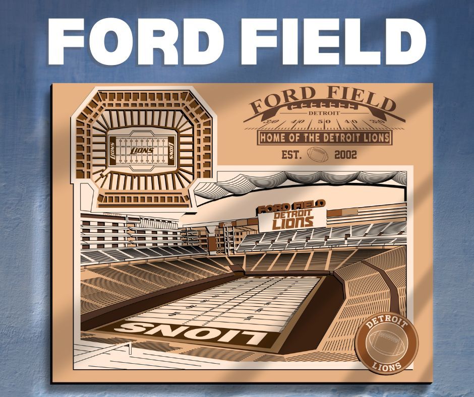 IconicStadiums's tweet photo. Ford Field is a cool warehouse-looking stadium and even though it's an indoor stadium, they still built it to allow lots of sunlight! Check out our replica of this stadium and many more at IconicStadiums on Etsy👉 https://t.co/vGC5RHuGmc!

#iconicstadiums #nfl #onepride https://t.co/9jVD77f0vE