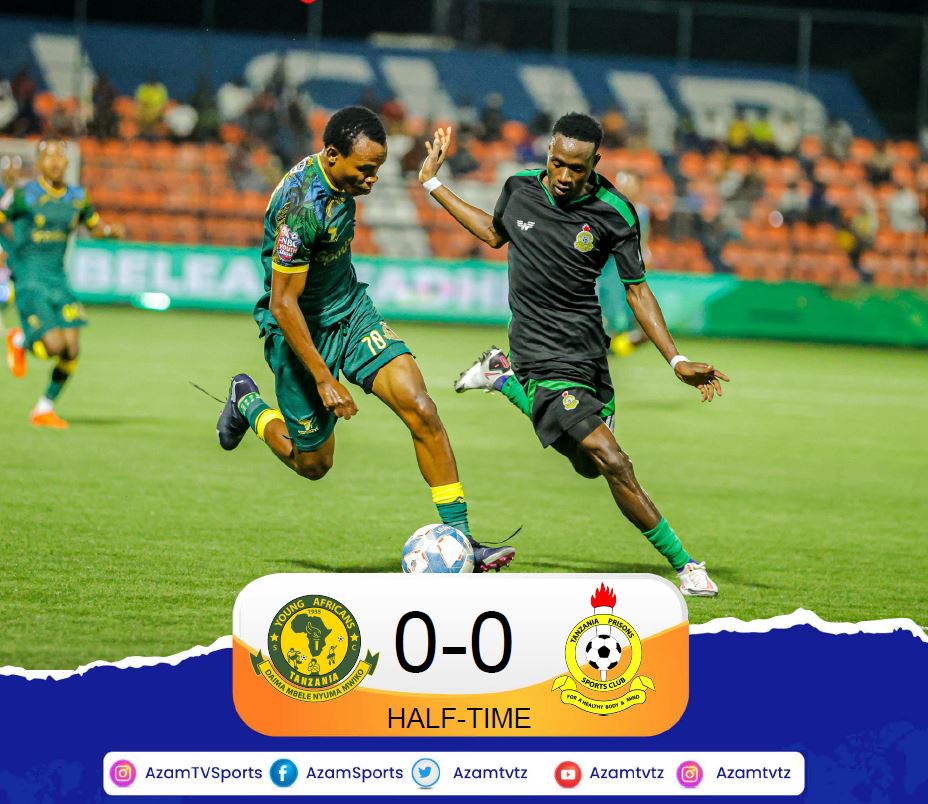azamtvtz's tweet photo. #NBCYouthLeague Mechi ni ya moto… Tanzania Prisons wakiwa pungufu baada ya golikipa wake kutolewa kwa kadi nyekundu…

HT: Yanga SC 0-0 Tanzania Prisons

LIVE #AzamSports1HD

#NBCU20YouthLeague #NBCYouthLeagueFinals #LigiKuuYaVijanaU20 #U20PL #NBCYL #NBCYouthLeague #YangaU20 #TanzaniaPrisonsU20 #YangaPrisonsU20