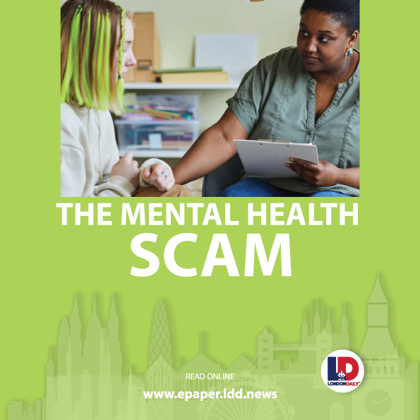 The number of youth diagnosed with depression, anxiety, ADHD, and other psychiatric disorders has skyrocketed. 
Article by @kanwaltoorofficial The Mental Health Scam.

Read more .. ldd.news/london/the-men…