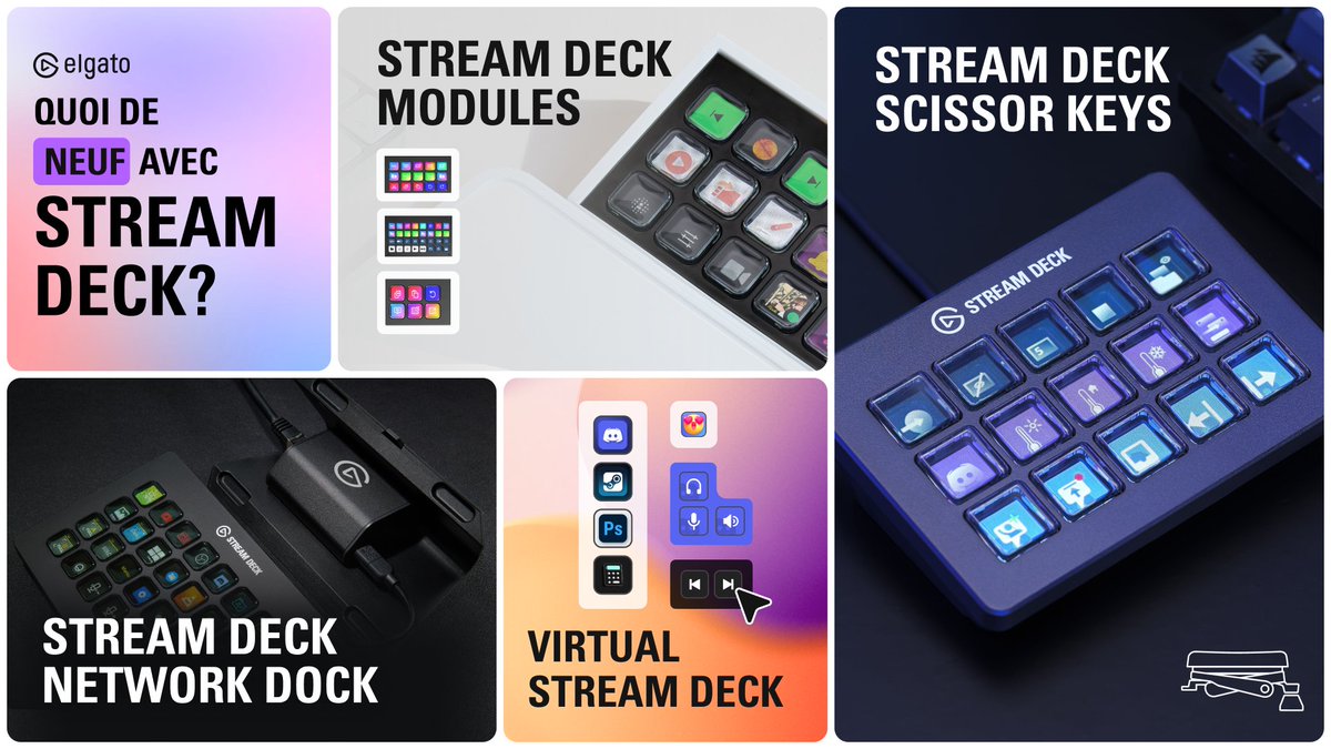 On a lancé BEAUCOUP de nouveautés aujourd’hui.

Laquelle des annonces Stream Deck vous emballe le plus ?