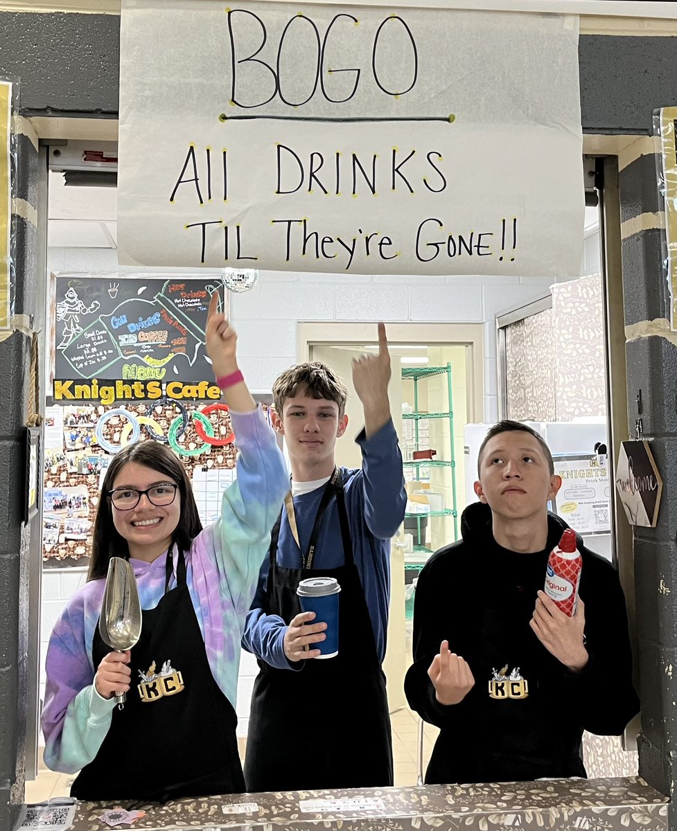 BOGO all drinks! End the year on a delicious note 🙂