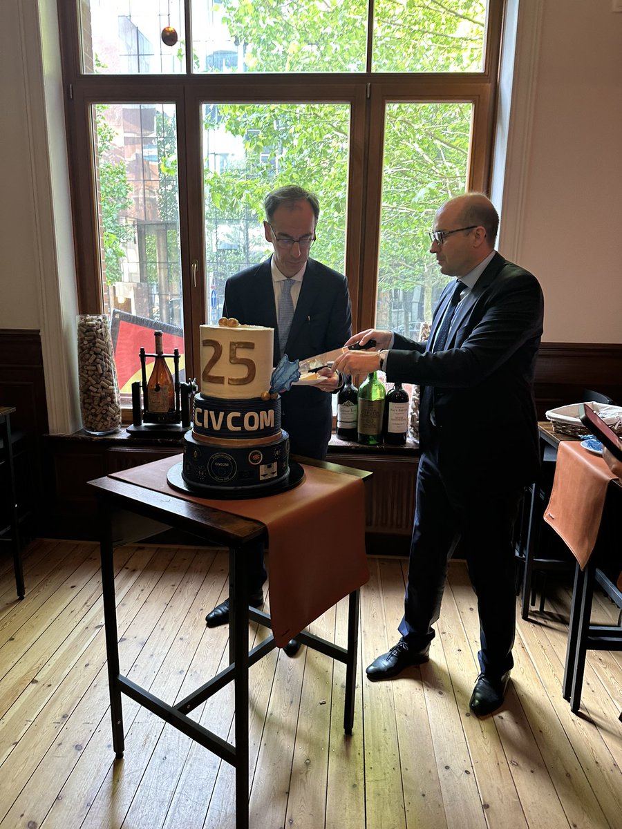 GP_Barbano's tweet photo. Happy 25th anniversary to CivCom, the EU Committee for the Civilian Aspects of Crisis Management which I've been a part of in its starting as a National Subject Matter Expert. I'm grateful for its unwavering and political support and steady strategic guidance to EULEX. https://t.co/iCLvwgh2S7