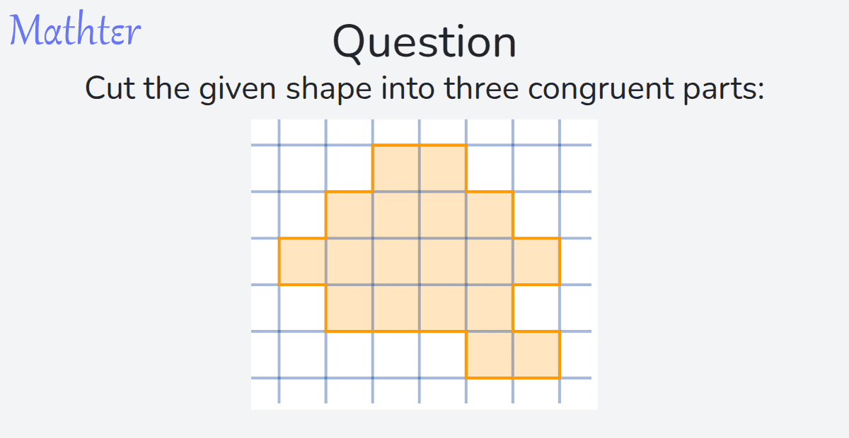 MathterRiddler's tweet photo. Puzzle from the Mathter website: https://t.co/62nt5GyMGr 
#Puzzle #Symmetry #CutaShapeDissectionProblems #GridPaperGeometryLatticeGeometry #CongruenceTransformationsIsometries https://t.co/Ib7AlaRx13