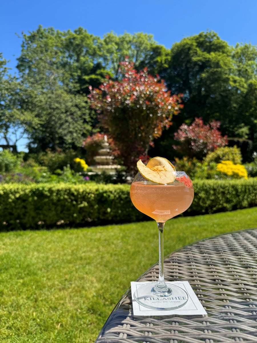 killasheehotel's tweet photo. Celebrate International Tea Day all week long with the crisp, refreshing taste of Apple Tea Affair—where Bombay gin meets Granny Smith apple, red berry tea, and a citrus twist. Pure botanical bliss! 🍏🍸
#Killashee #InternationalTeaDay #Cocktail #Sip #Naas #Kildare #Sun https://t.co/oNAPqaSMtw