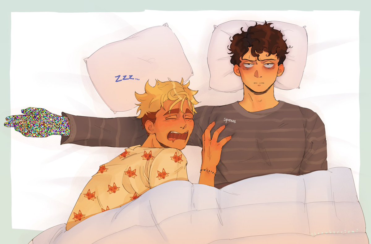 💤 #sakuatsu #haikyu #atsumumiya #sakusa
