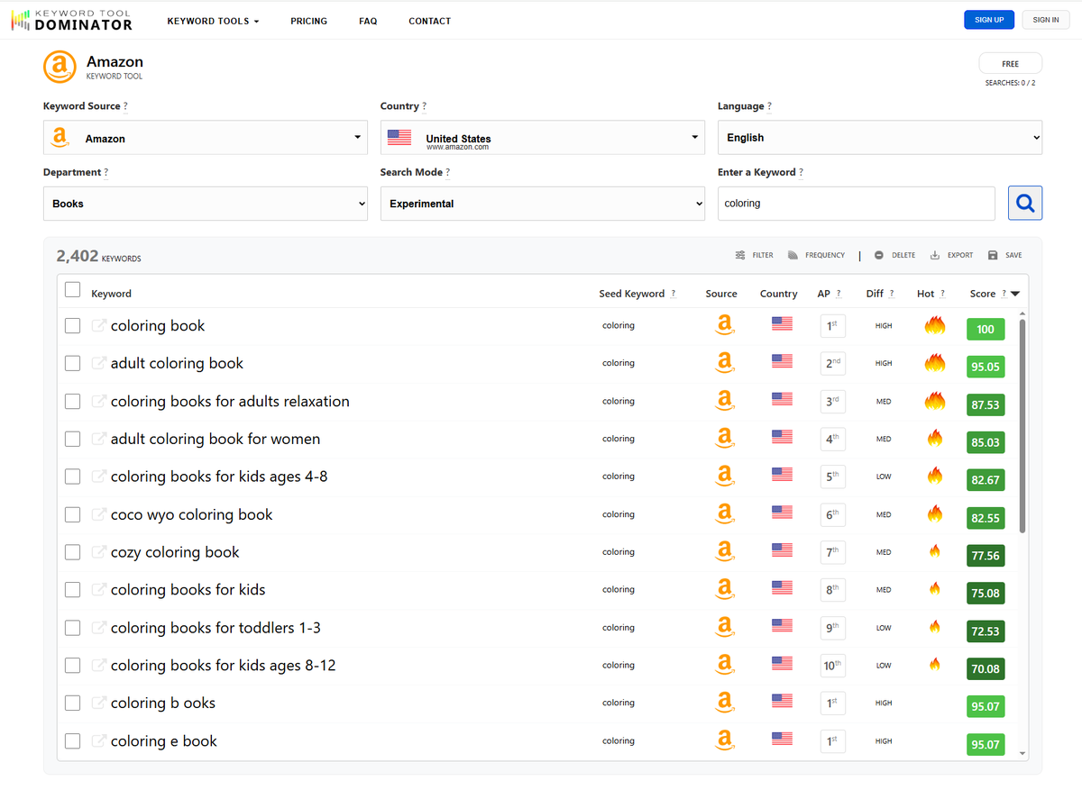 KTD_KeywordTool's tweet photo. 🚀New Experimental Mode for Amazon Keyword Tool! Find 1,000+ Hot Keywords with Low AP to boost your listings – free, no sign-up needed! Try it 2x/day:

https://t.co/fN0QFq5eY0 https://t.co/iMYQ4XVN6m