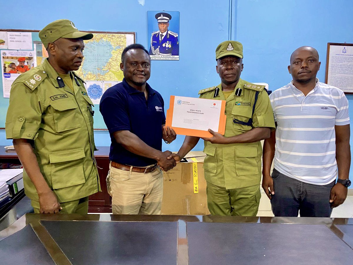 UNODC Global Maritime Crime Programme (@unodc_mcp) on Twitter photo Maintenance of maritime assets is key to achieve maritime security! Thats why <a href="/UNODC_MCP/">UNODC Global Maritime Crime Programme</a> is at the Marine Police HQ in Dar es Salaam 🇹🇿 today, assessing the maintenance records of boats, engines, and parts. Funded by <a href="/JapanMissionVie/">PMissionJapan Vienna</a> #TICAD Maintenance of maritime assets is key to achieve maritime security! Thats why <a href="/UNODC_MCP/">UNODC Global Maritime Crime Programme</a> is at the Marine Police HQ in Dar es Salaam 🇹🇿 today, assessing the maintenance records of boats, engines, and parts. Funded by <a href="/JapanMissionVie/">PMissionJapan Vienna</a> #TICAD