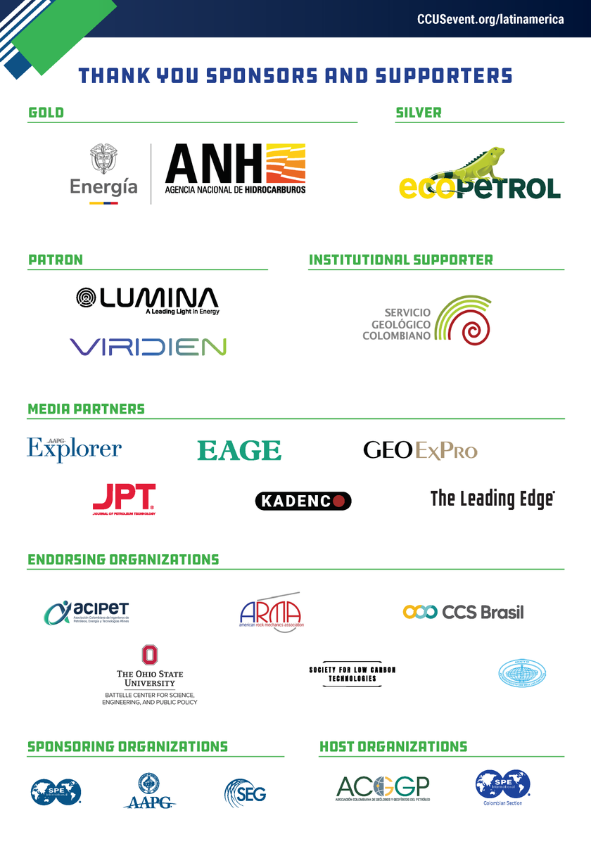 Thanks to our sponsors and supporting organizations for being a part of #CCUSLatam2025, taking place next week in Cartagena.

There’s still time to register for the main event, and for pre- and  post-event short courses!

See the program and register at ccusevent.org/latinamerica.