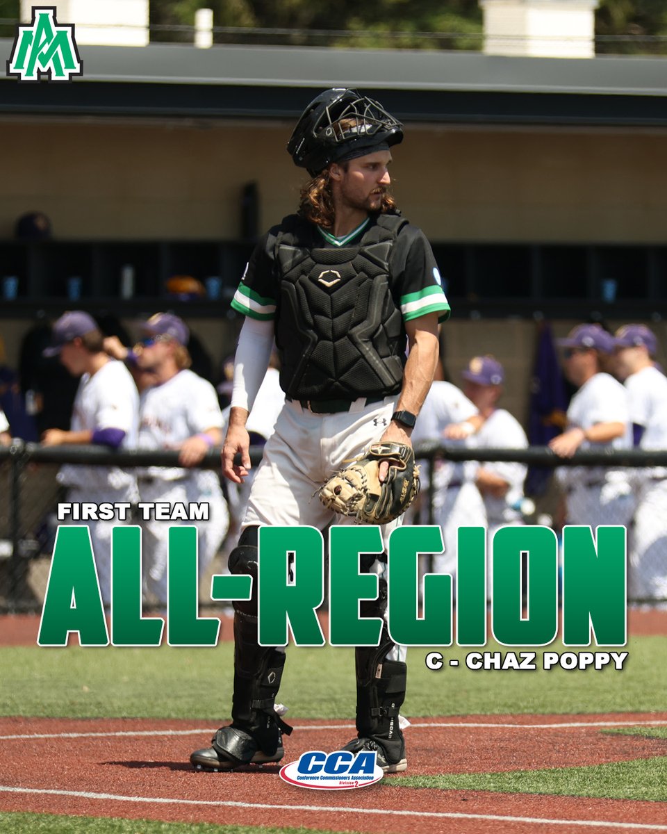 Congratulations to Chaz Poppy for being named @D2CCA All-Region First Team! 🥇

This is his second All-Region First Team selection of the year.

#WeevilNation | #WeEvil