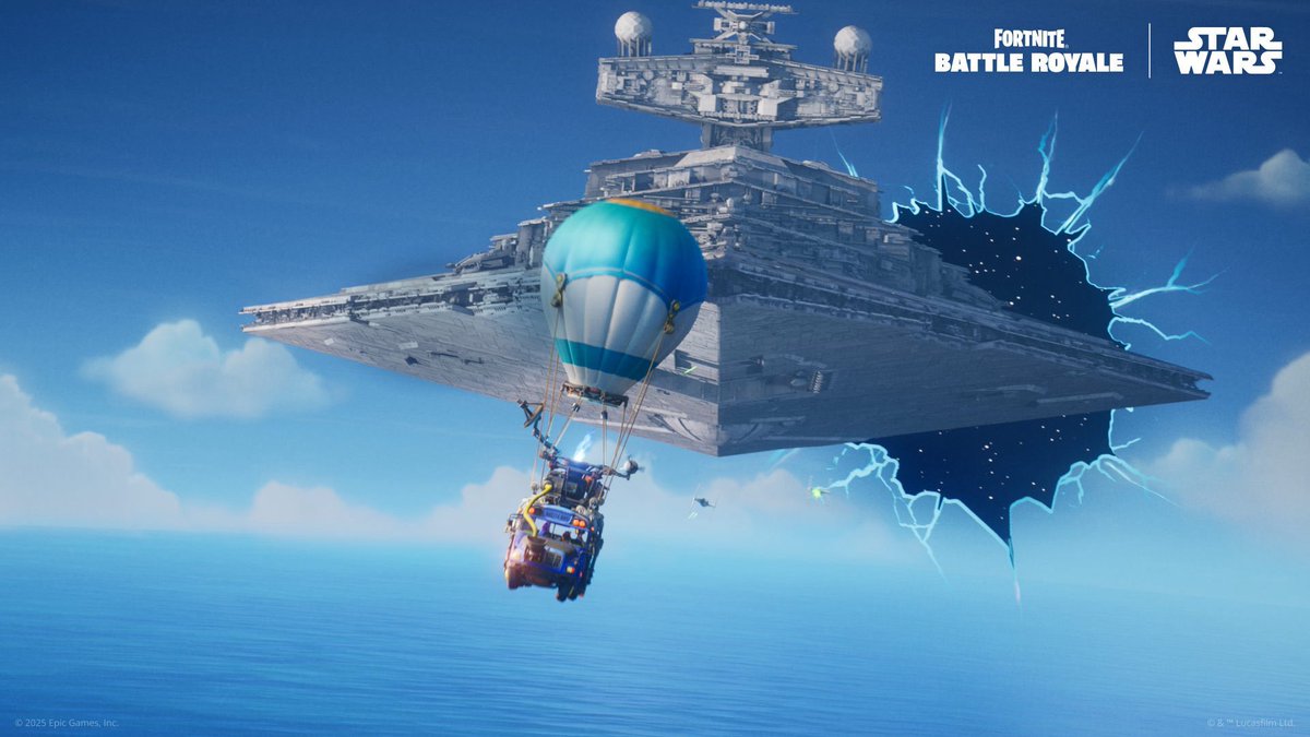 FortniteFNLK's tweet photo. FORTNITE NEW UPDATE 35.20!

- Star Destroyer Portal 
- Chapter 6 Season 3/4 Leaks 
- Live Event Leaks 
- C-3PO Skin 
- Old Star Wars Skins Return
- Lightsabers Pickaxe?
- iOS Mobile Update?
- OG Renegade Raider + Aerial Assault Trooper Black & Gold Style?
- FNCS The Axe Of Champions Pickaxe Item Shop?
- New Jam Tracks 
- New Skins, Emotes, Bundles, Packs
- New Icon Series Emotes
- New Car Body’s 
- New Kicks 
- Updated Item Shop Tabs 
- Map Changes
- New Weapons or Items 
- Unvaulted Weapons or Items

RELEASE DATE: THURSDAY MAY 29 
—————————————————

FORTNITE NEW HOTFIX CONTENT UPDATE!

- Mandalorian Jetpack
- Amban Sniper Rifle
- WESTAR-34 Blaster Pistols 
- Mandalorian Warrior Skin Item Shop

RELEASE DATE: THURSDAY MAY 22!

USE CODE ‘FNLK’ #ad