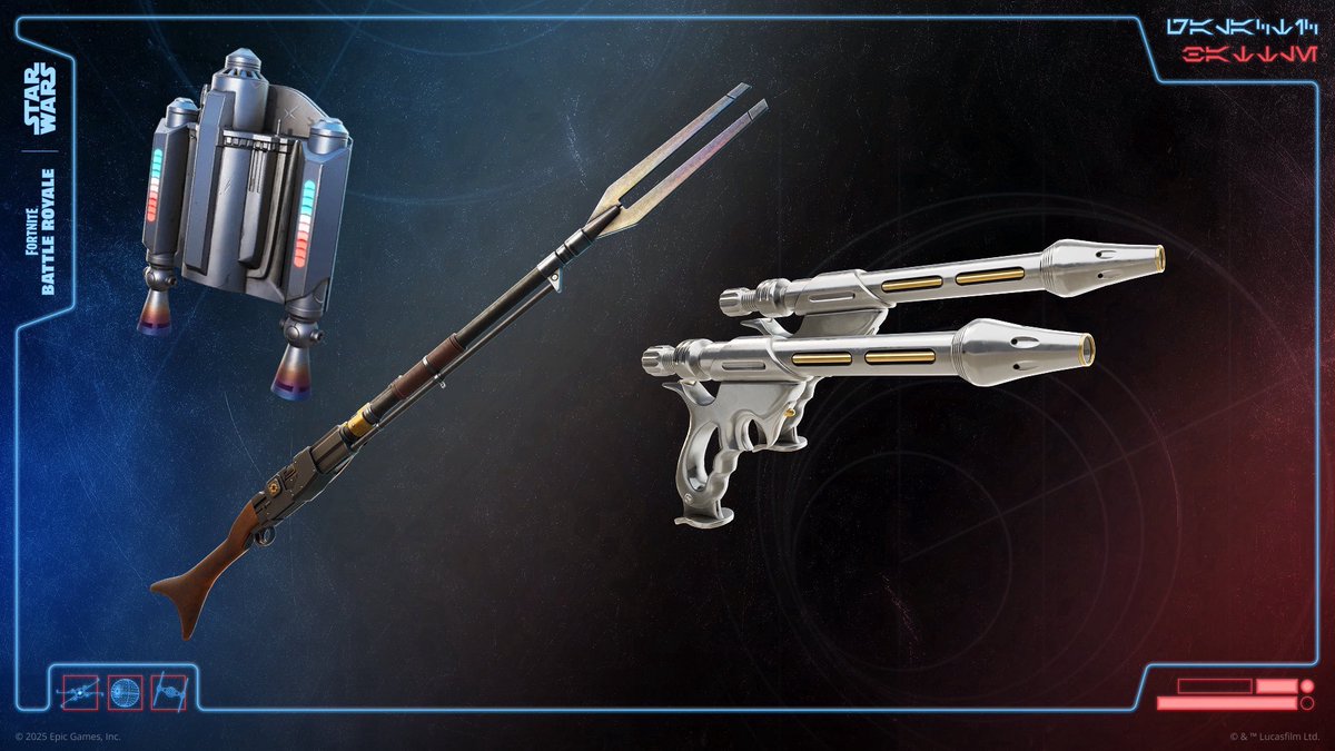 FortniteFNLK's tweet photo. FORTNITE NEW UPDATE 35.20!

- Star Destroyer Portal 
- Chapter 6 Season 3/4 Leaks 
- Live Event Leaks 
- C-3PO Skin 
- Old Star Wars Skins Return
- Lightsabers Pickaxe?
- iOS Mobile Update?
- OG Renegade Raider + Aerial Assault Trooper Black & Gold Style?
- FNCS The Axe Of Champions Pickaxe Item Shop?
- New Jam Tracks 
- New Skins, Emotes, Bundles, Packs
- New Icon Series Emotes
- New Car Body’s 
- New Kicks 
- Updated Item Shop Tabs 
- Map Changes
- New Weapons or Items 
- Unvaulted Weapons or Items

RELEASE DATE: THURSDAY MAY 29 
—————————————————

FORTNITE NEW HOTFIX CONTENT UPDATE!

- Mandalorian Jetpack
- Amban Sniper Rifle
- WESTAR-34 Blaster Pistols 
- Mandalorian Warrior Skin Item Shop

RELEASE DATE: THURSDAY MAY 22!

USE CODE ‘FNLK’ #ad